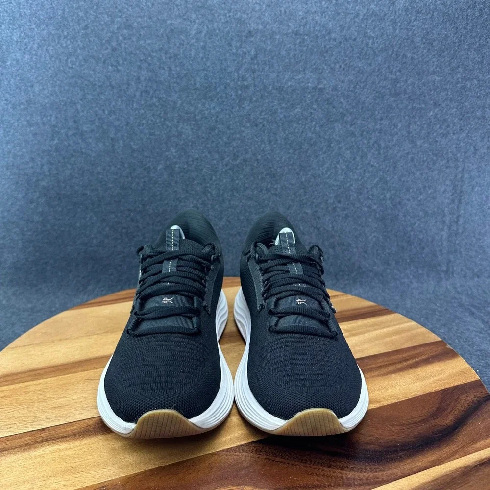 Kuru Atom 2 Womens Size 7 Black White Athletic Running Walking Shoes Sneakers